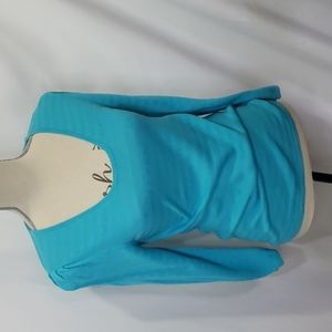 𝅺BELLISSIMA Cotton Blend Ribbed Long Sleeve Pleated Shoulder Sweater